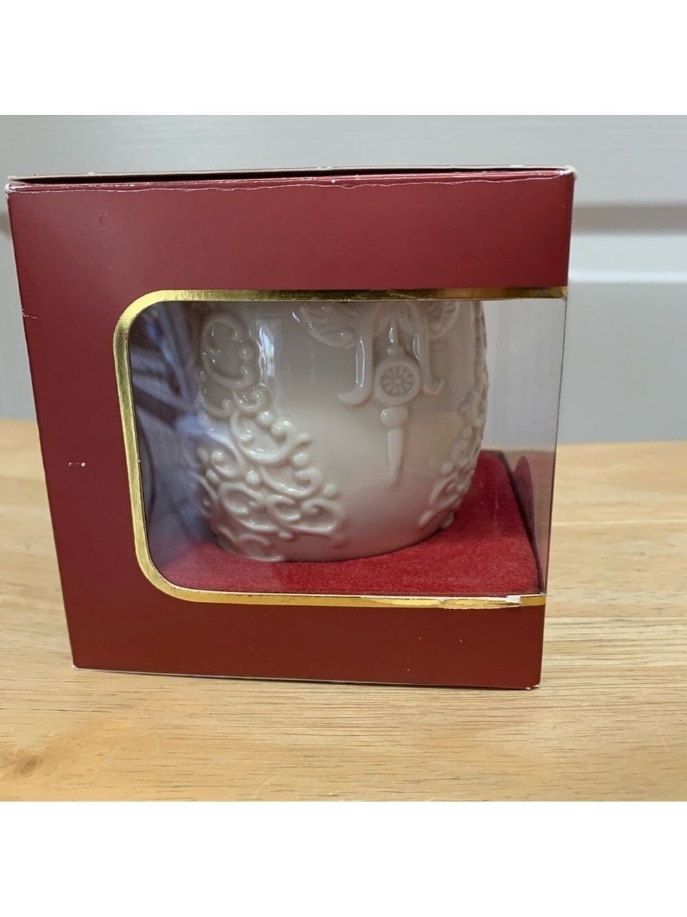 LENOX merry lights tree votive tea light holder classic ivory with gold holiday - Picture 8 of 13